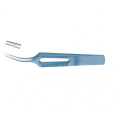 Gerl Suture Tying Forcep Smooth Jaws and Curved Shanks Titanium, 8.5 cm - 3 1/4" Jaws Length 6 mm